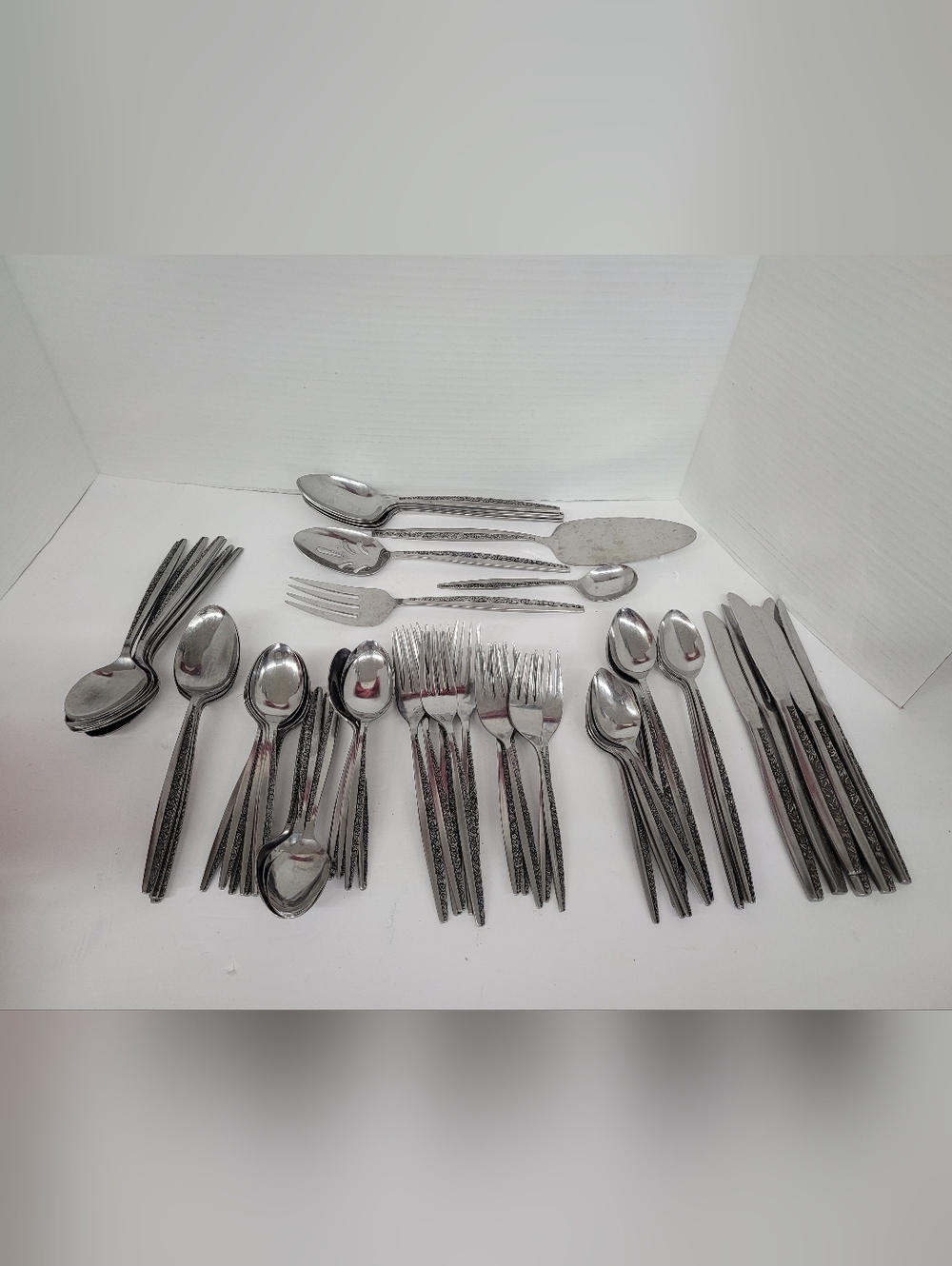 Mid Century Coventry Bouquet Fatware Set 66 Pieces